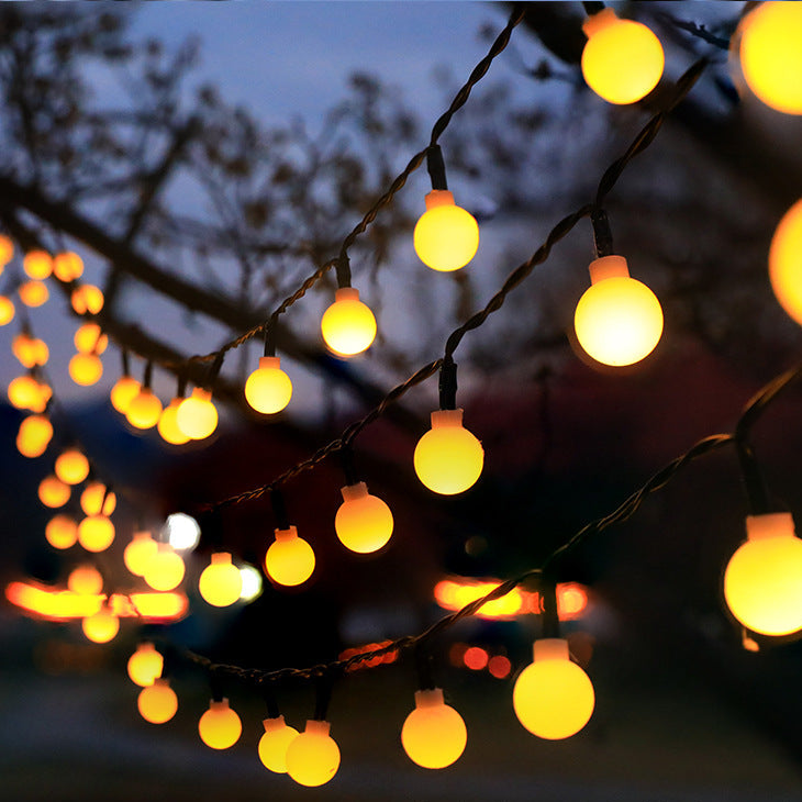 LED Outdoor Ball String Lights