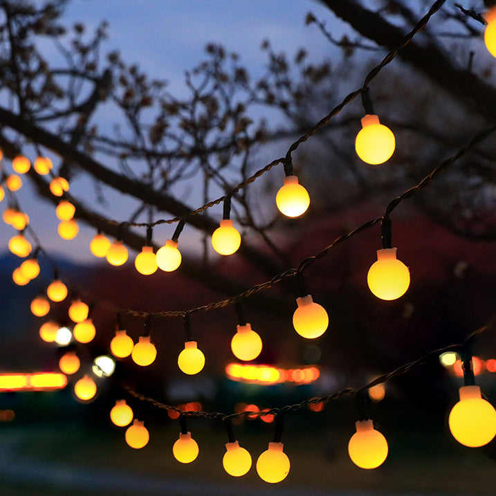 LED Outdoor Ball String Lights