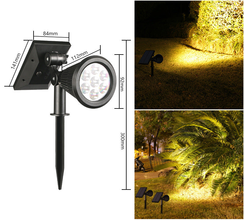 Outdoor Solar Garden Spotlight