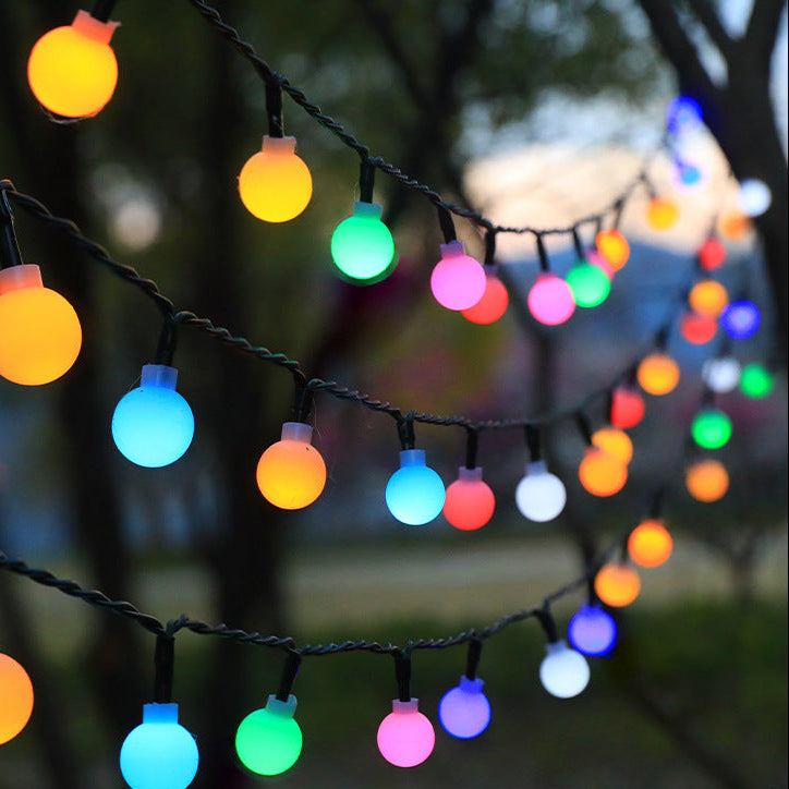 LED Outdoor Ball String Lights
